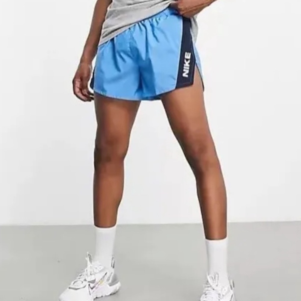 Nike Dri-FIT Heritage Brief Lined 4" Running Shorts Light Blue Men’s small